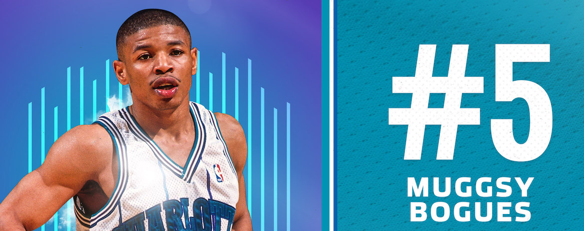 Bogues Named 5th on Hornets 30th Anniversary Team